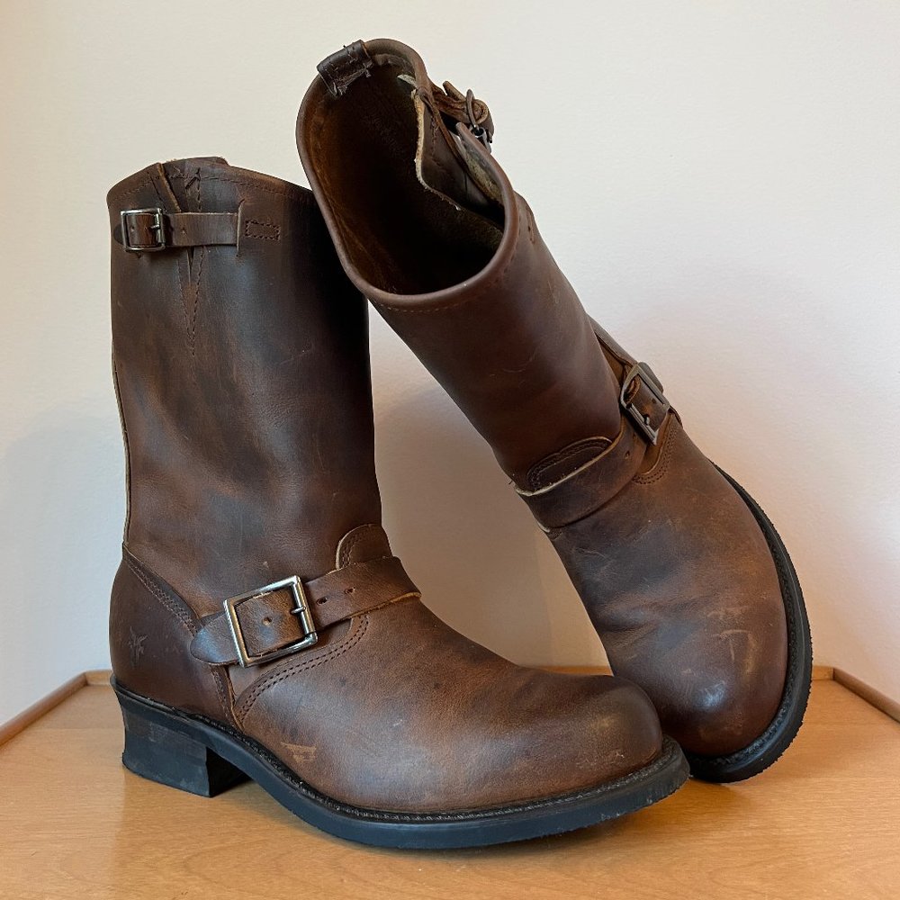 FRYE Engineer 12R Dark Brown Women's Boots